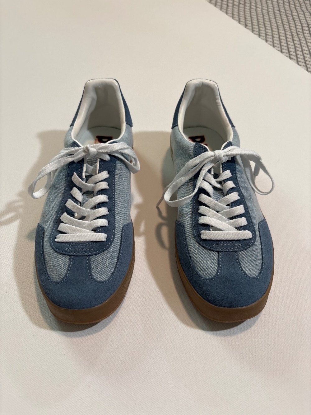 NWOT! Jeffrey Campbell Blue Denim Sneakers - 8